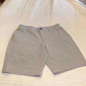 Under Armour Men's Tan Flat Front Shorts